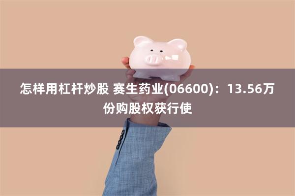 怎样用杠杆炒股 赛生药业(06600)：13.56万份购股权获行使