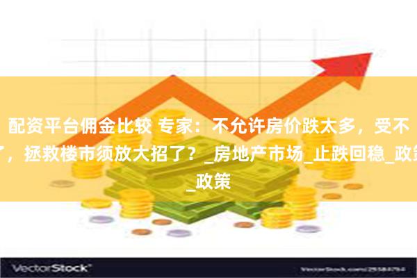 配资平台佣金比较 专家：不允许房价跌太多，受不了，拯救楼市须放大招了？_房地产市场_止跌回稳_政策